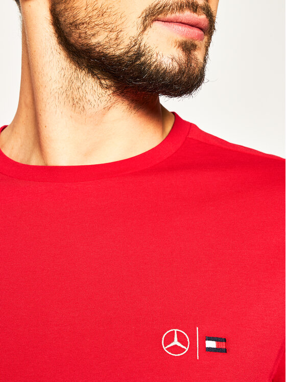 Tommy Hilfiger Tailored Tommy Hilfiger Tailored T-Shirt MERCEDES-BENZ 2 Mb Tech TT0TT07092 Červená Regular Fit