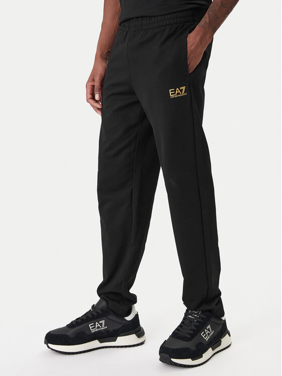 EA7 Emporio Armani Pantaloni trening 8NPP65 PJVRZ MC004 Negru Regular Fit