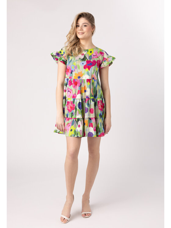 LAURELLA LAURELLA Letní šaty Laurella 4US002916 Barevná Regular Fit