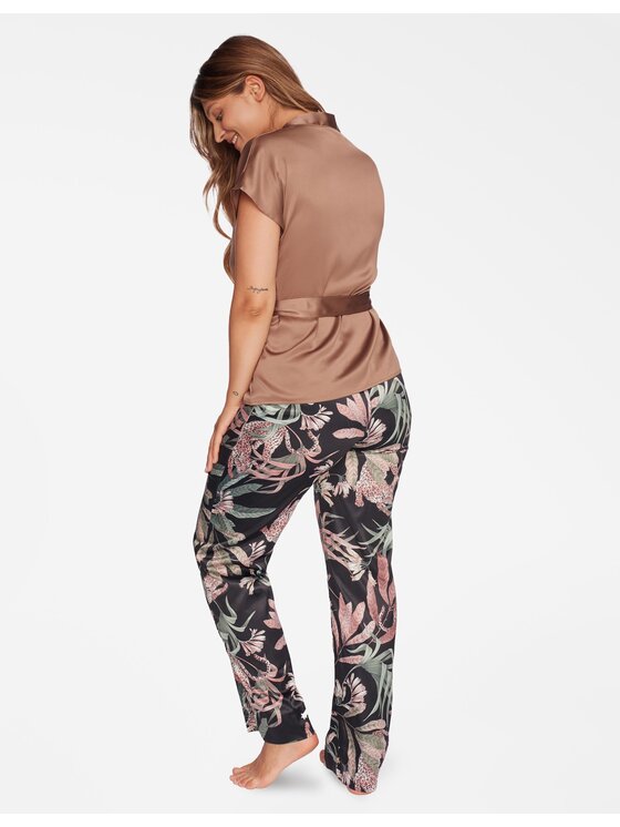 Esotiq Esotiq Piżama 40190-82X Brązowy Regular Fit