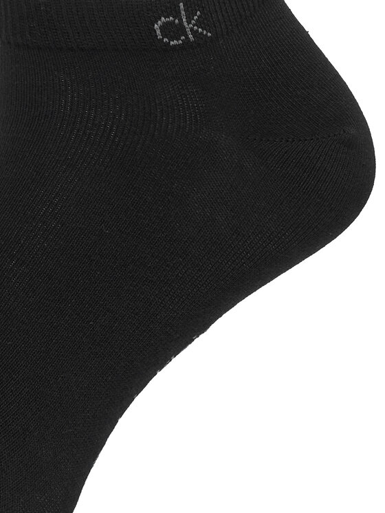 Calvin Klein Calvin Klein 3 vīriešu zemo zeķu pāru komplekts 701234366 Melns