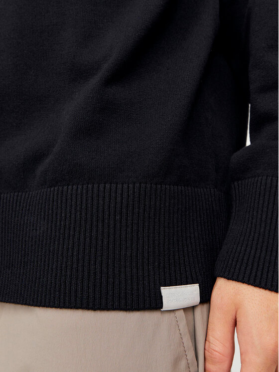 Jack & Jones Jack & Jones Sweter Collective 12251556 Czarny Relaxed Fit