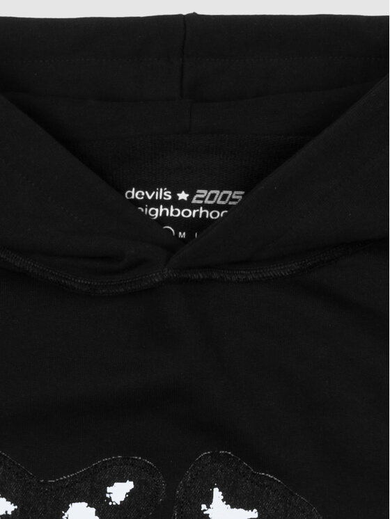 2005 2005 Mikina Denim Stars Černá Oversize