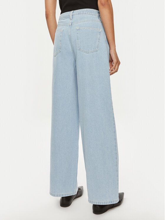 2NDDAY 2NDDAY Blugi Foss TT 2244762903 Albastru Wide Leg