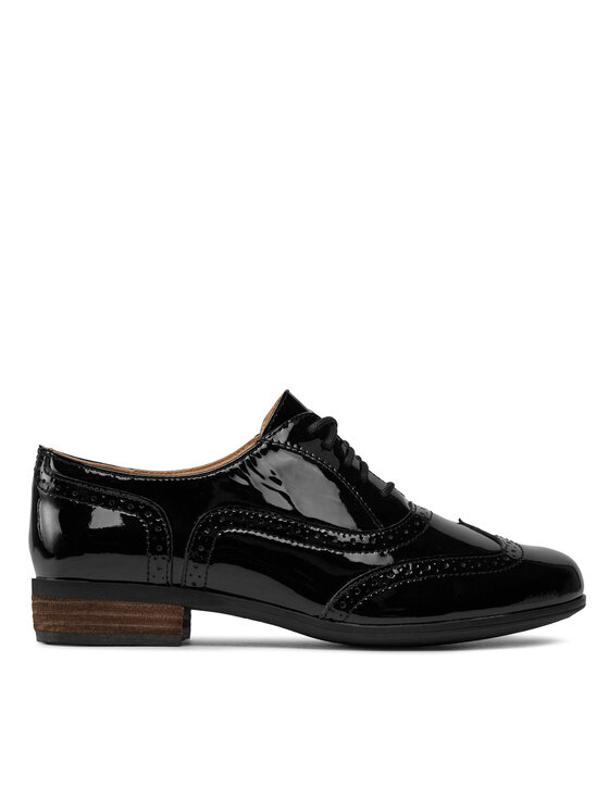 Damskie Oxfordy Clarks, Rozmiar 38, Czarne, Hamble Oak 203506494