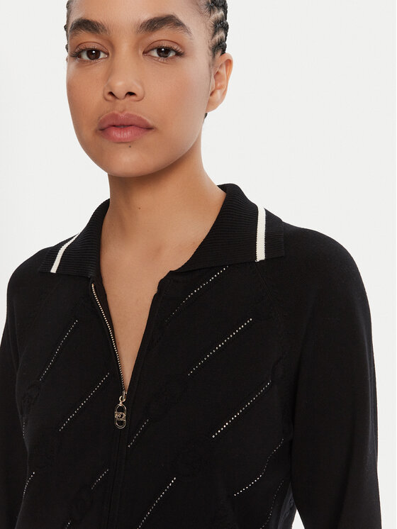 Liu Jo Sport Liu Jo Sport Cardigan TF5032 MS63L Nero Regular Fit