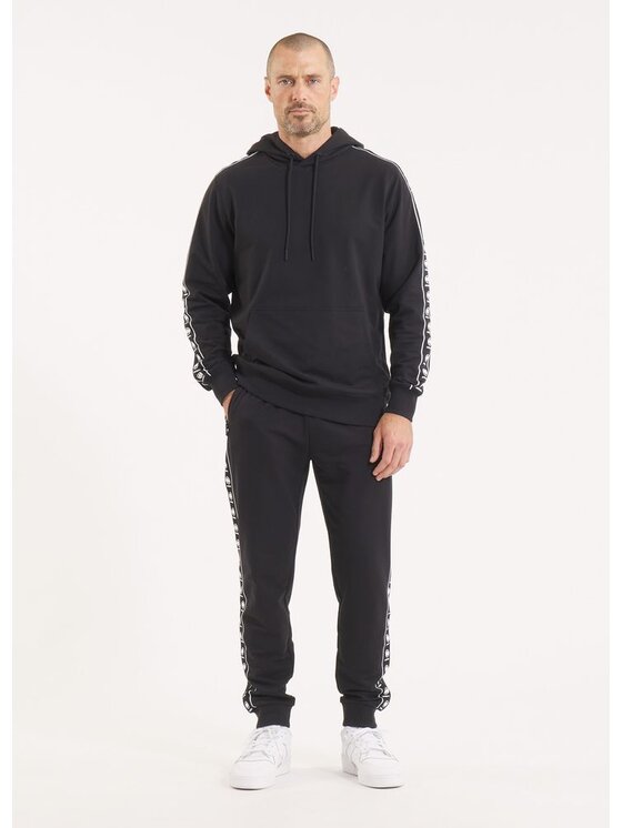 PITBULL PITBULL Bluza Bluza męska z kapturem TAPE NUGGET XL Czarny Regular Fit