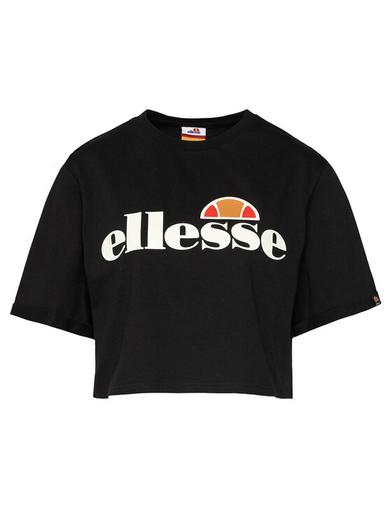 Ellesse Ellesse T-särk Alberta Crop SGS04484 Must Regular Fit