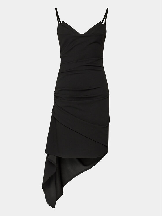 MVP Wardrobe MVP Wardrobe Cocktail obleka Manzoni MVPI3AB117.0XXXXXX Črna Feminine Fit