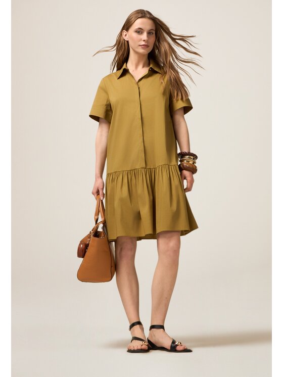 Oltre Oltre Vestito da giorno 7369R104907N025 Verde A-Line Fit