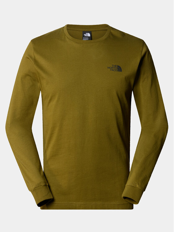 The North Face The North Face Hosszú ujjú Easy NF0A87N8 Zöld Regular Fit