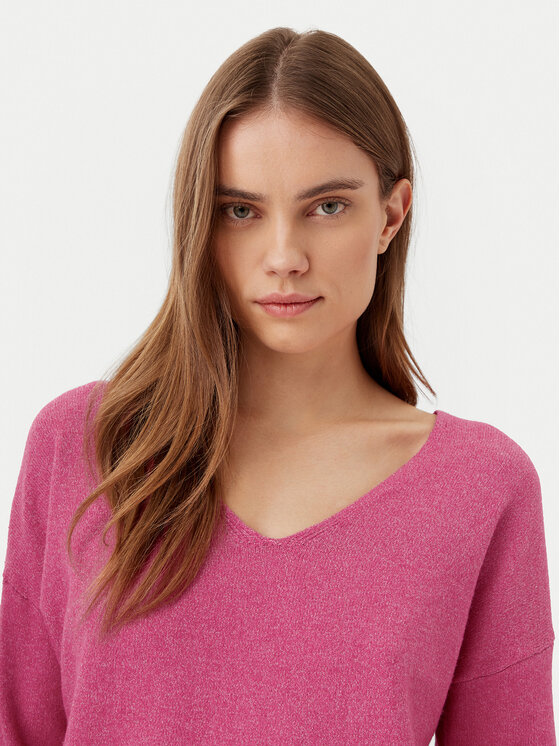 ONLY ONLY Пуловер Rica 15224360 Розов Regular Fit
