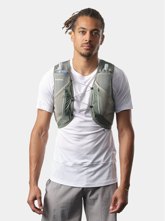 Salomon Salomon Gilet da running Active Skin 12 No Flasks LC2205900 Verde