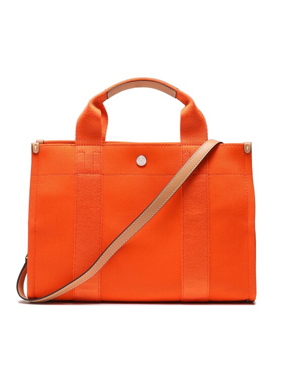 Orange tory burch tote sale
