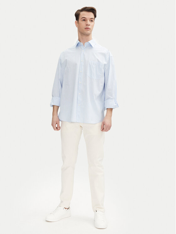 Jack&Jones Jack&Jones Košeľa Atlas 12271085 Modrá Wide Fit