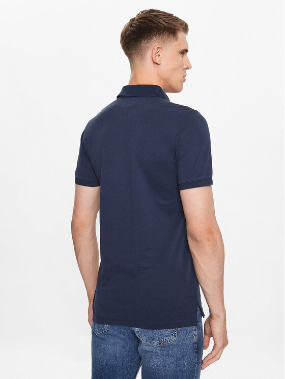 Tommy Jeans Tommy Jeans Polokošeľa DM0DM15370 Tmavomodrá Slim Fit