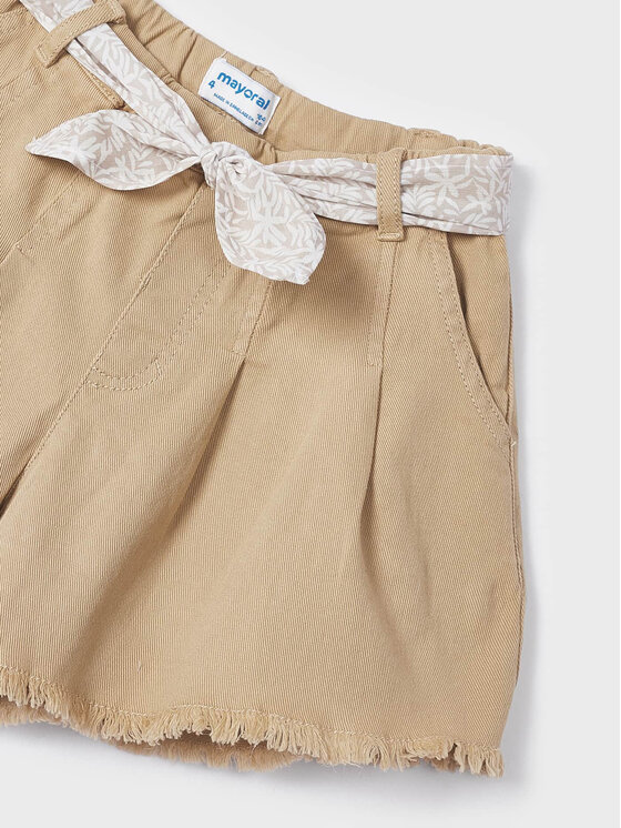 Mayoral Mayoral Pantalon scurți din material 3209 Bej