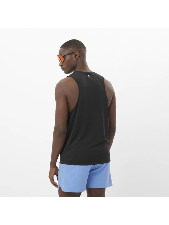 Salomon Salomon Koszulka techniczna SHAKEout CORE TANK M Czarny Regular Fit