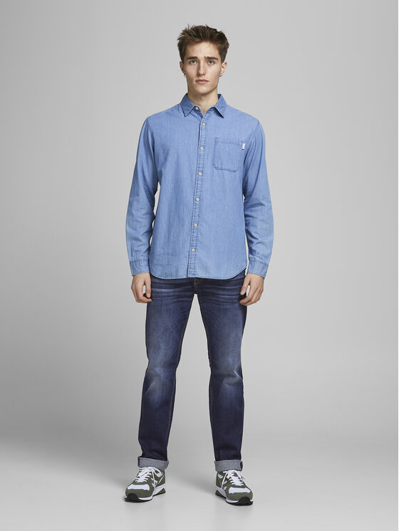 Jack&Jones Jack&Jones Traperice Clark 12177444 Tamnoplava Regular Fit