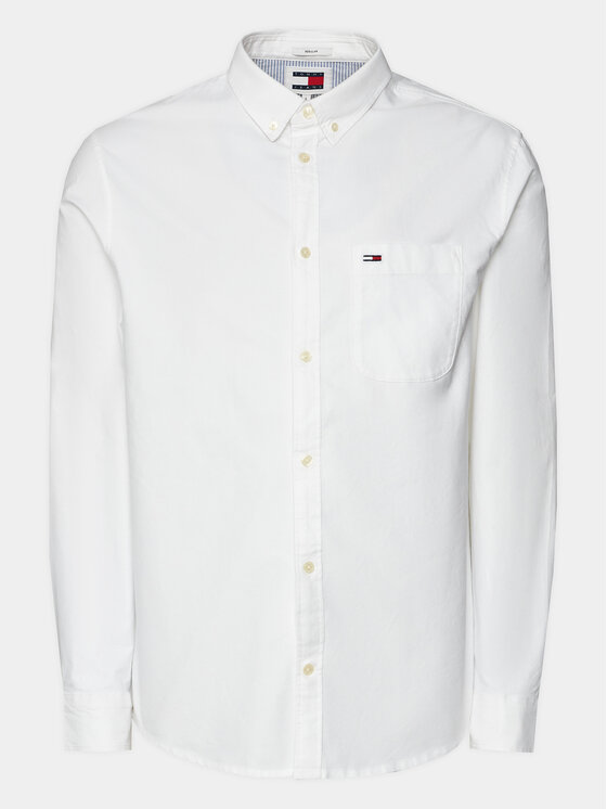 Tommy Jeans Tommy Jeans Camicia Oxford DM0DM18335 Bianco Regular Fit