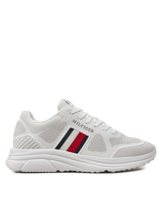 Tommy Hilfiger Tommy Hilfiger Снікерcи Modern Runner Knit Evo Ess FM0FM05245 Білий