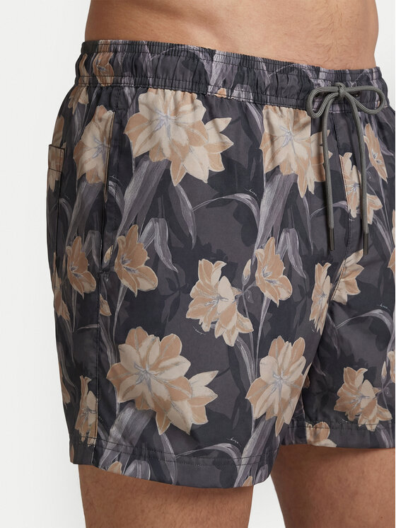 BOSS BOSS Pantaloncini da bagno Iris 50555111 Grigio Regular Fit