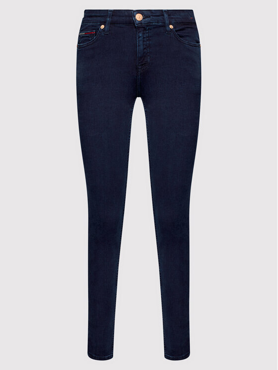 Tommy Jeans Tommy Jeans Blugi Nora DW0DW09209 Bleumarin Skinny Fit
