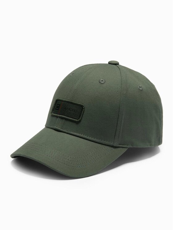 Ombre Ombre Czapka z daszkiem OM-ACCS-0103 Khaki