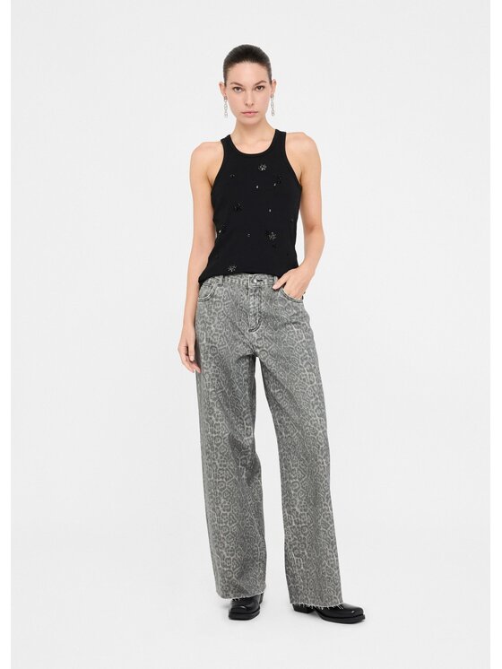 Liu Jo Liu Jo Pantaloni di tessuto MF5333T160AP9132 Grigio Regular Fit