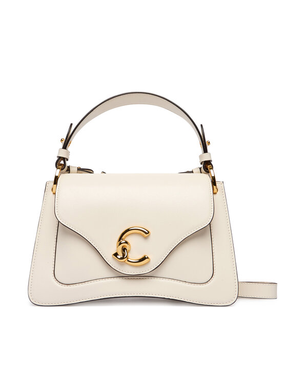 Coccinelle Coccinelle Дамска чанта C-ME CALF Бял