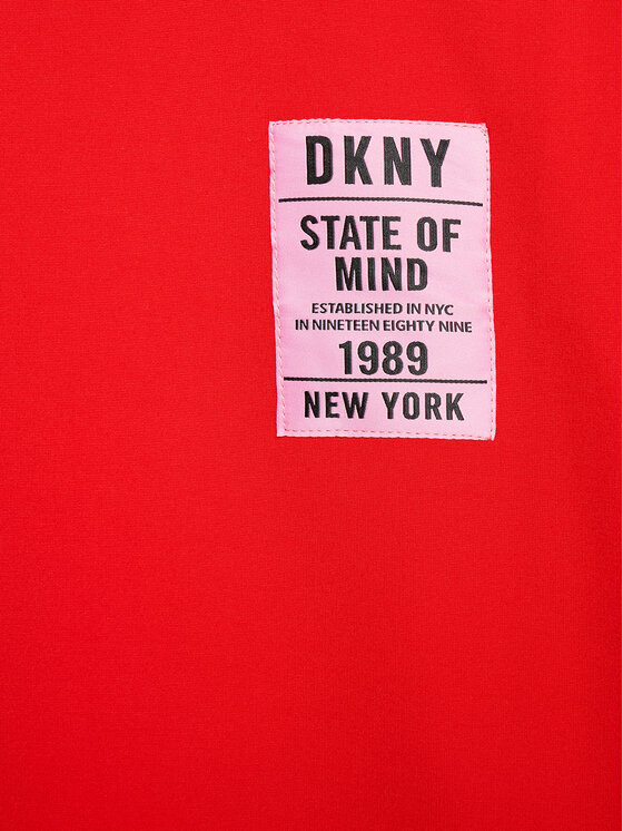 DKNY DKNY Sukienka codzienna D32800 D Czerwony Regular Fit