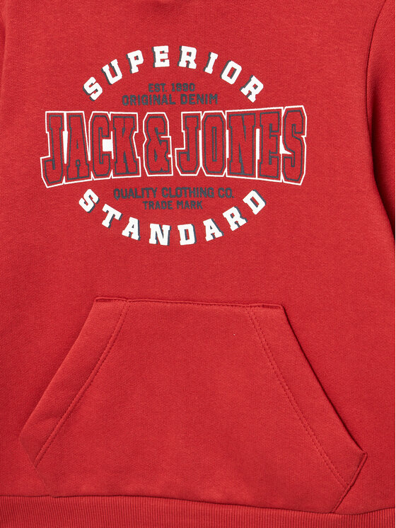 Jack&Jones Junior Jack&Jones Junior Majica dugih rukava Logo 12258824 Crvena Regular Fit