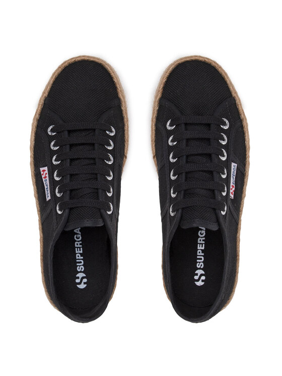 Superga Superga Espadrilles 2790 Rope S51186W Fekete