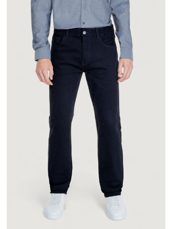 Armani Exchange Armani Exchange Pantalone da abito 8NZJ13 Z2SBZ Nero To Fit