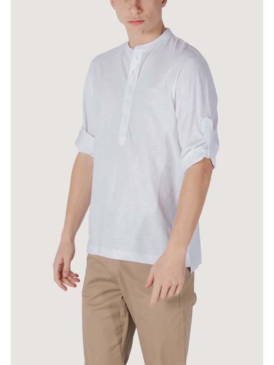 Antony Morato Antony Morato T-shirt REGULAR FIT WITH EMBROIDERED LOGO Bianco Regular Fit