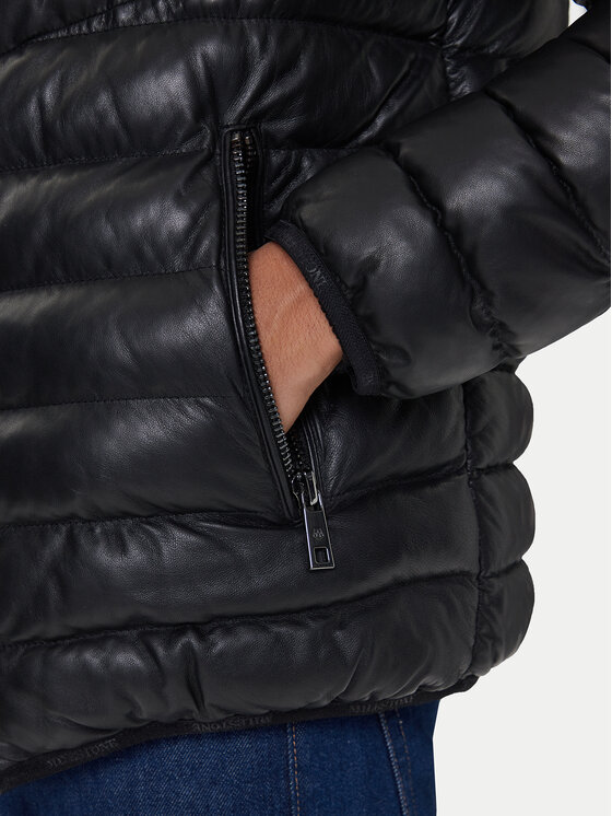 Milestone Milestone Lederjacke MSHendrik 531040 60710 Schwarz Regular Fit