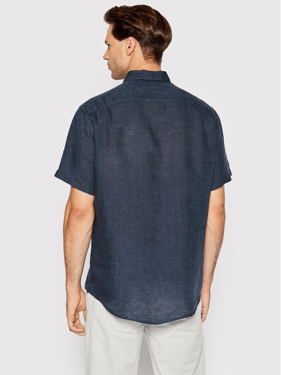 United Colors Of Benetton United Colors Of Benetton Srajca 5BKU5QJH8 Mornarsko modra Regular Fit