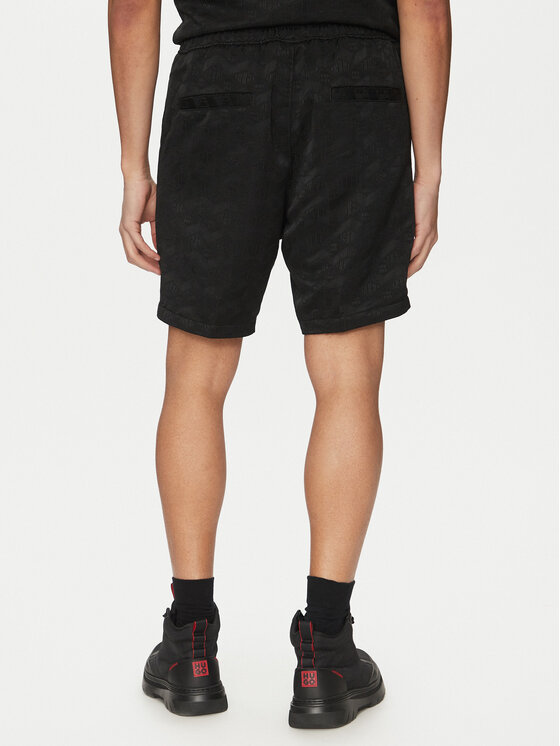 HUGO HUGO Szorty sportowe Ravis252 50534654 Czarny Relaxed Fit