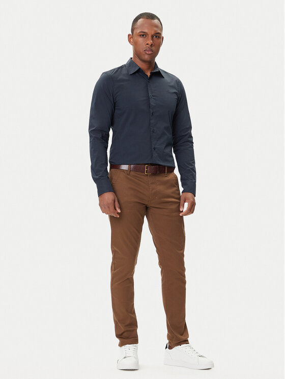G-Star Raw G-Star Raw Pantaloni chino Chino 3.0 D25179-C105 Maro Skinny Fit
