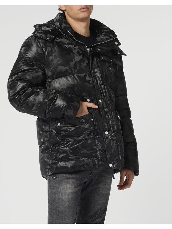 PHILIPP PLEIN PHILIPP PLEIN Giubbotto invernale 28621 Nero Regular Fit