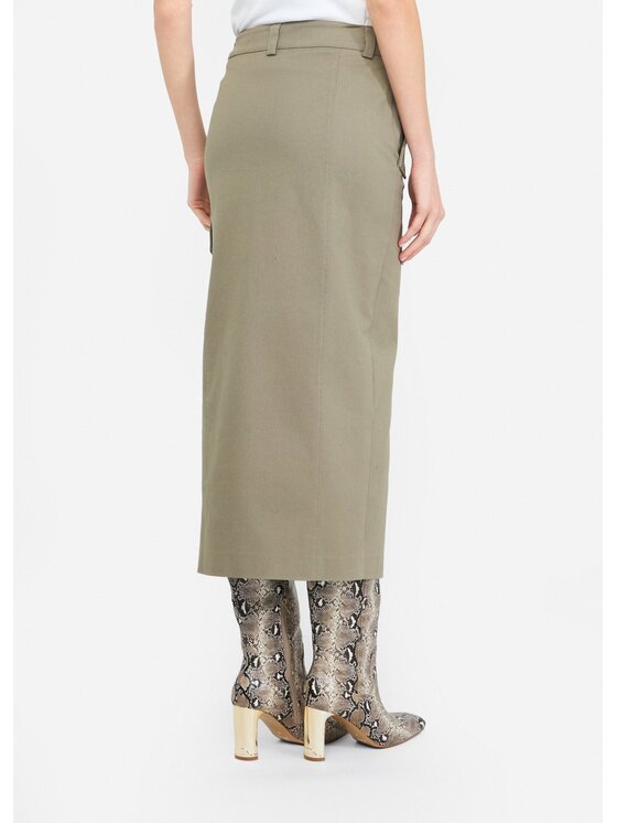 Liu Jo Liu Jo Gonna midi CF5349T026AX0707 Verde Regular Fit