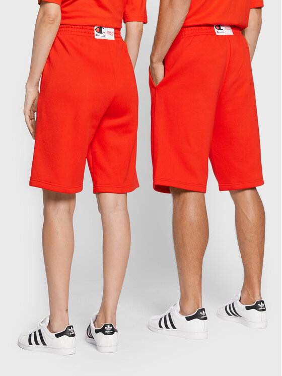Champion Champion Szorty sportowe Unisex STRANGER THINGS 217782 Czerwony Regular Fit