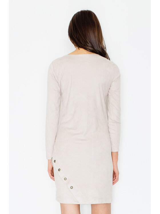 FIGL FIGL Šaty M455 Béžová Regular Fit