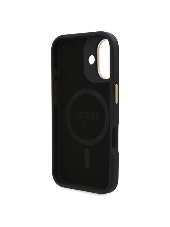 Guess Guess Etui na telefon iPhone 16 Plus Czarny