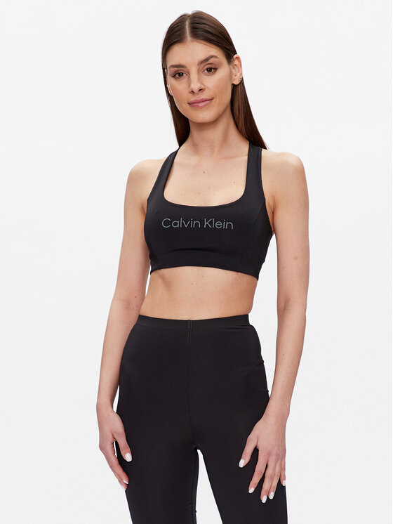Calvin Klein Performance Sutien top 00GWS3K119 Negru