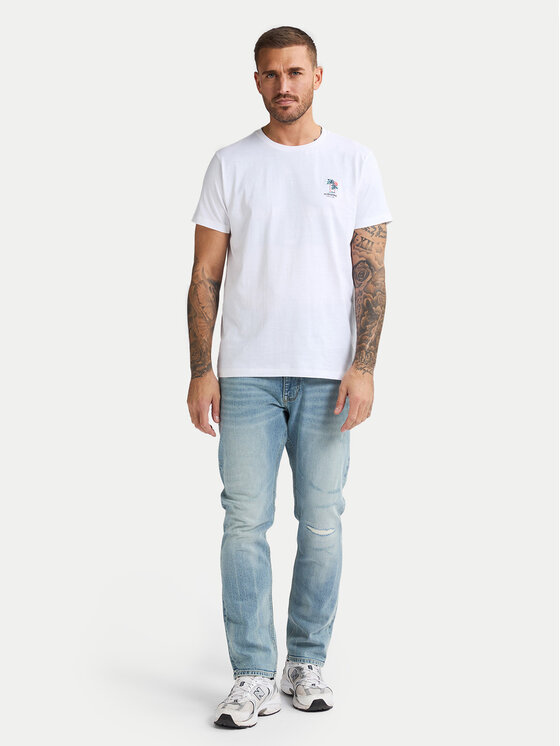 Petrol Industries Petrol Industries T-Shirt M-1050-TSR644 Bílá Regular Fit