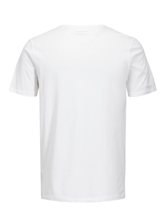 Jack&Jones Jack&Jones Σετ 2 T-Shirts Basic Crew Neck 12133913 Λευκό Regular Fit