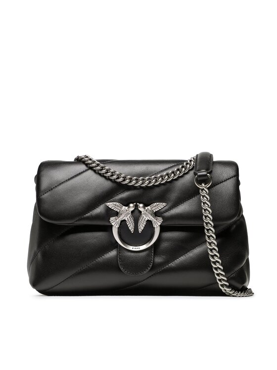 PINKO PINKO Дамска чанта Love Classic Puff Cl PE 23 PLTT 100038 A0F2 Черен