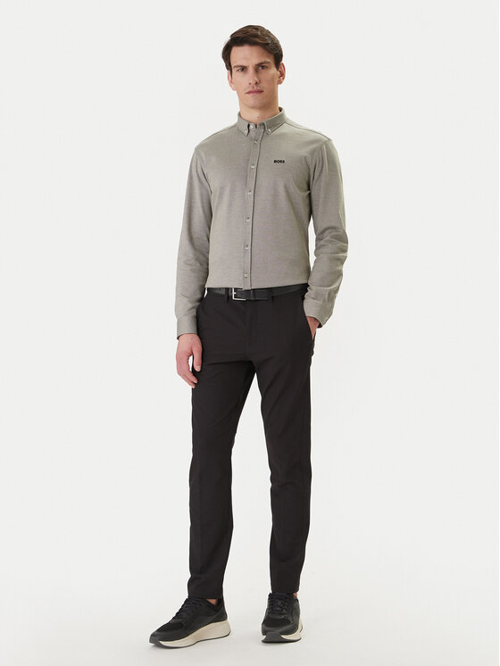 BOSS BOSS Košile ST Motion 50555946 Khaki Regular Fit