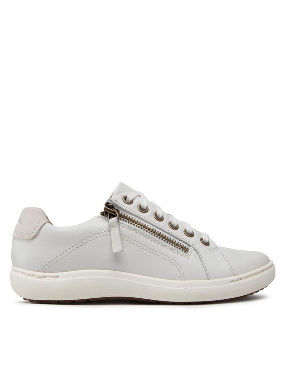Sneakers Clarks Nalle Lace 261650014 White Leather